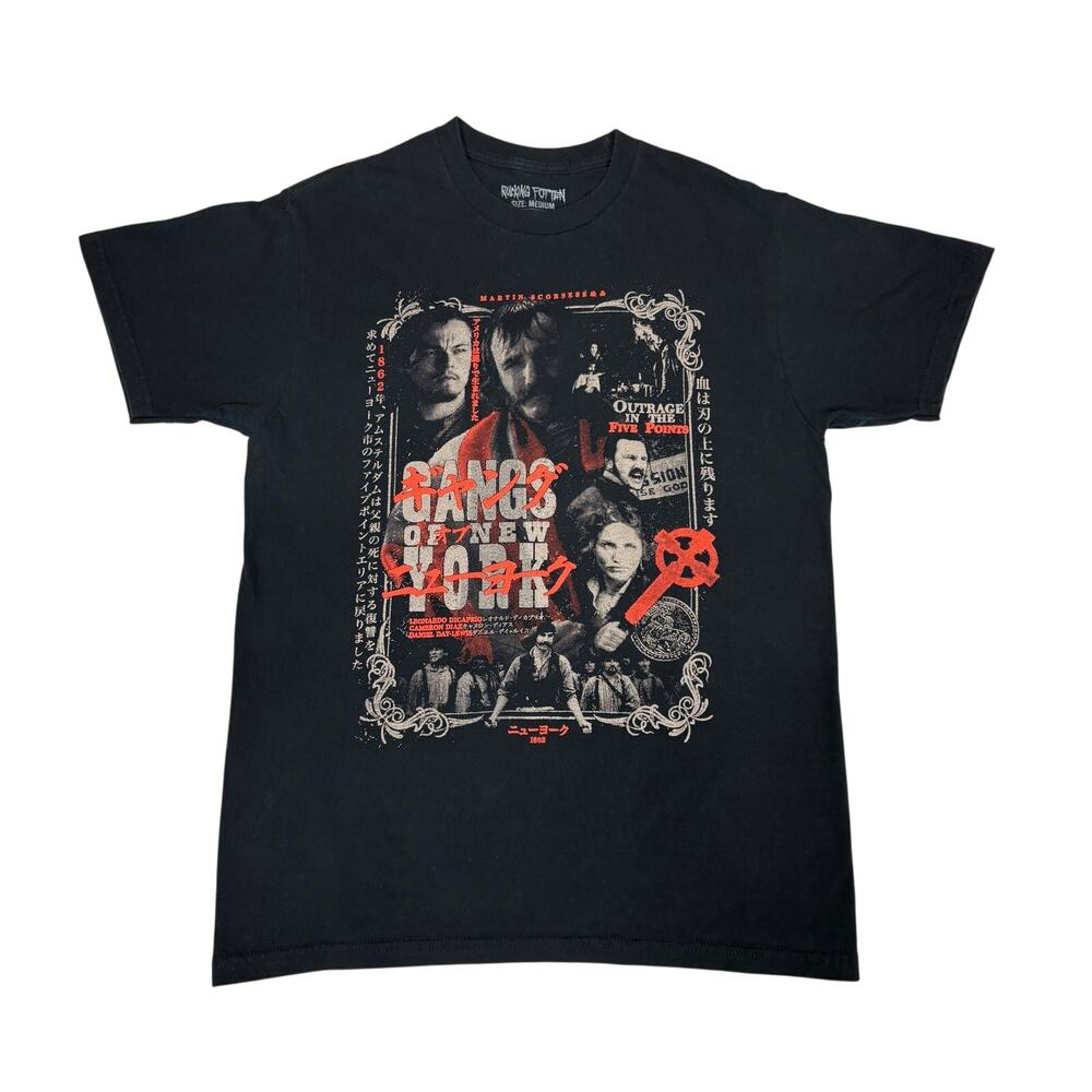 Rucking Fotten The Gangs of New York Tee Shirt Men's Medium Scorsese Dicaprio